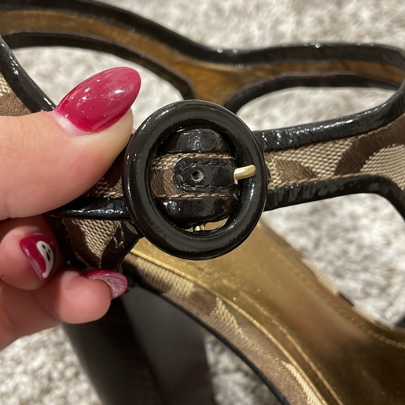 Coach Platform High Heels! Size 10 - Picture 5 of 6